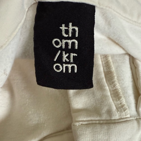 THOM KROM W St 319 sweatpants jogger styleTrousers Bone In White - Picture 5 of 14